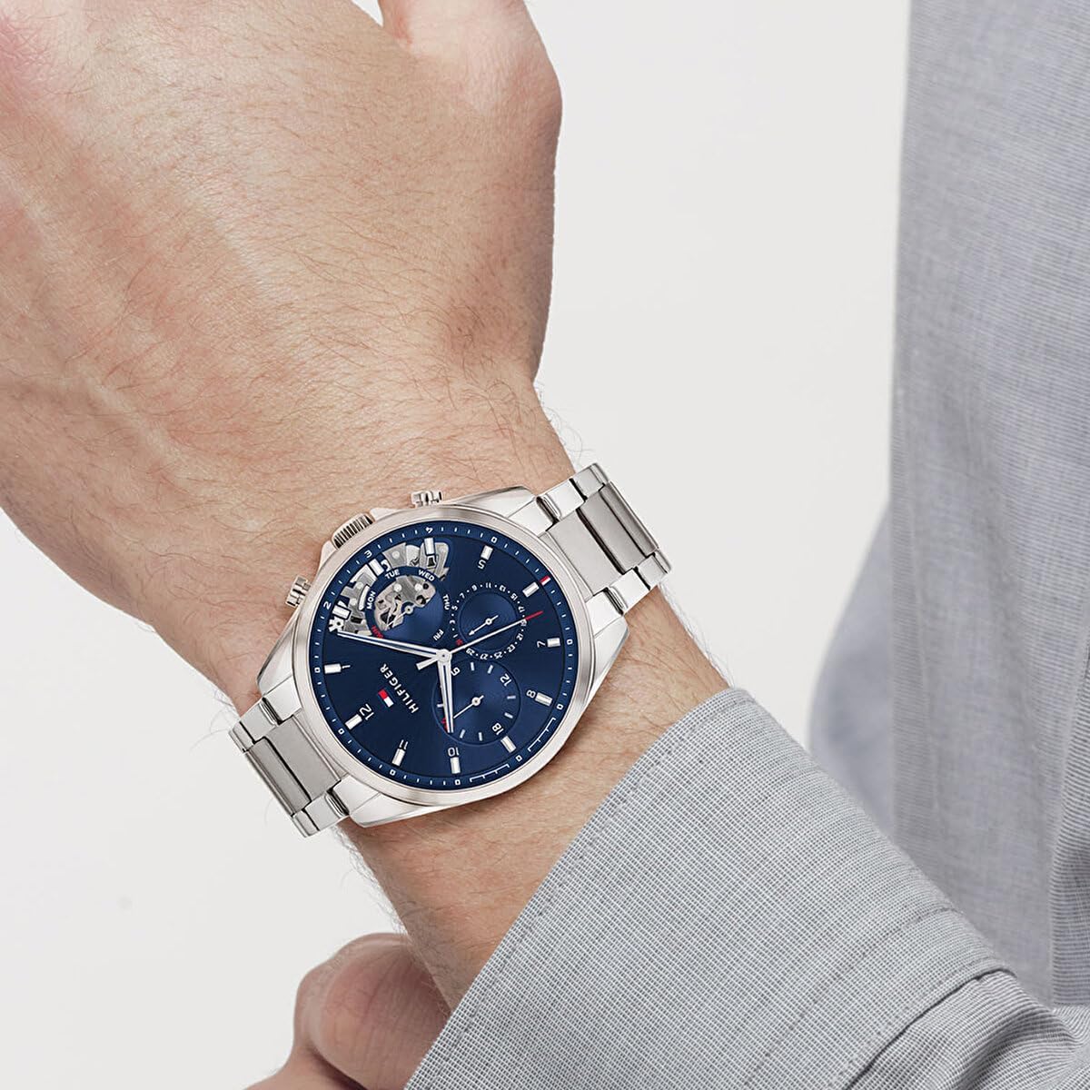 Montre Tommy Hilfiger Homme, Bracelet en Acier Inoxydable – Image 4