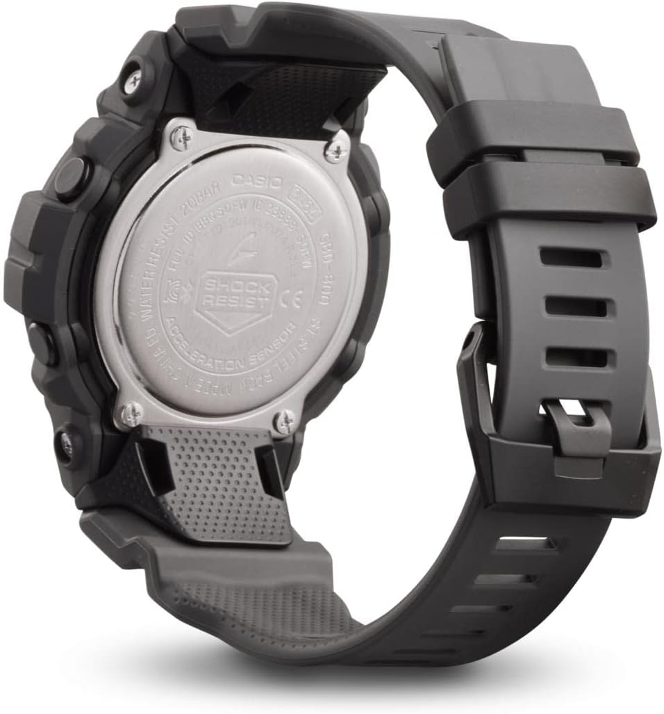 Casio G-SQUAD, Montre G-SHOCK avec Bracelet en Résine gris foncé – Image 2