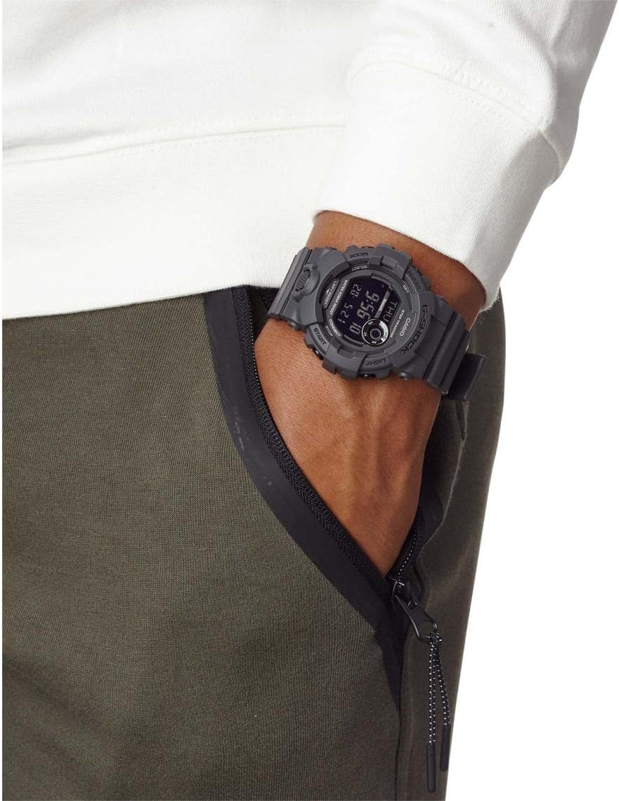 Casio G-SQUAD, Montre G-SHOCK avec Bracelet en Résine gris foncé – Image 6