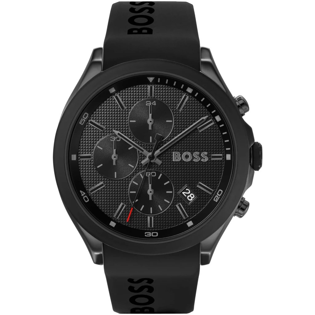 BOSS Montre Chronographe à Quartz pour Homme Collection Velocity avec Bracelet en Silicone