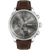BOSS Montre Chronographe à Quartz pour homme avec Bracelet en cuir Marron - 1513476