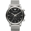 Emporio Armani Men's Chronograph, Stainless Steel Watch, 46mm Case Size