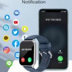 Montre connectée IP68 avec appel Bluetooth, cardio et oxymètre - vue 4