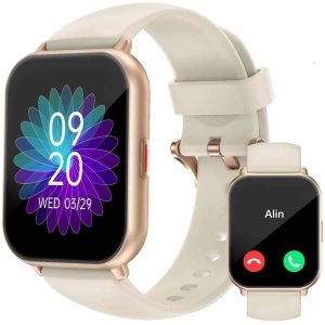 Montre connectée avec appel Bluetooth, IP68 et cardio