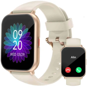 Montre connectée avec appel Bluetooth, IP68 et cardio