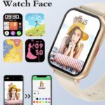 Montre connectée avec appel Bluetooth, IP68 et cardio - vue 6