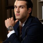 Montre homme étanche analogique quartz chronographe lumineux grand cadran - vue 3