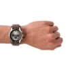 Montre homme Coachman chronographe quartz acier 45mm cuir - vue 4