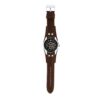 Montre Coachman homme chronographe quartz acier 45mm cuir - vue 5