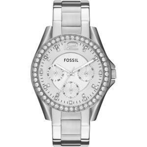 Montre femme Riley quartz multifonctions, boîtier acier inoxydable or rose 38 mm