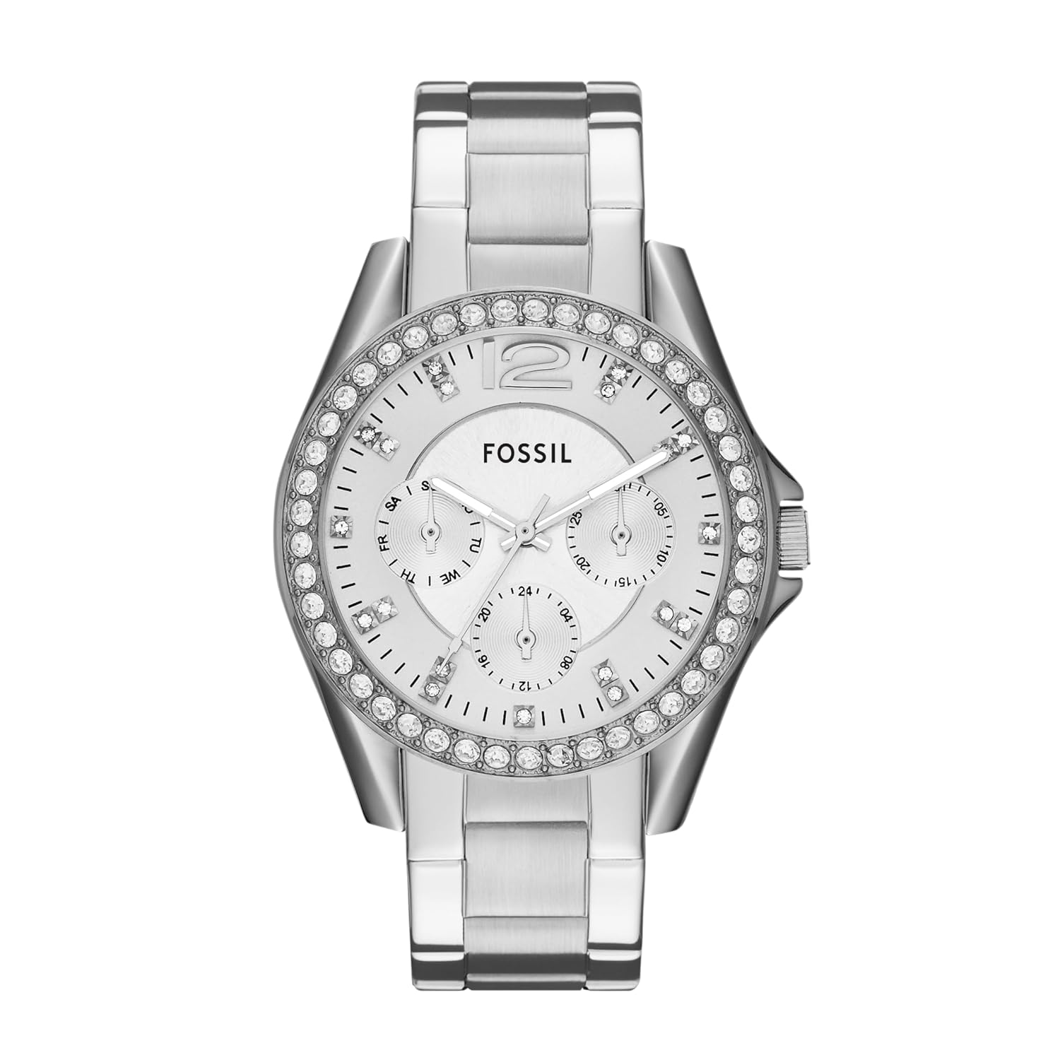 Montre femme Riley quartz multifonctions, boîtier acier inoxydable or rose 38 mm - vue 2