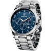 Montre homme chronographe étanche avec date et grand cadran