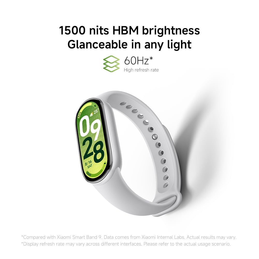 Xiaomi Smart Band 10, montre connectée avec écran AMOLED et autonomie 21 jours - vue 6