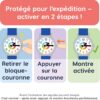 Montre éducative analogique pour enfant dès 5 ans, mouvement japonais - vue 3