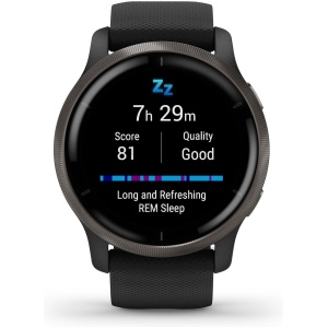 Garmin Venu 2 montre connectée GPS avec écran AMOLED et autonomie 11 jours, grise