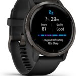 Garmin Venu 2 montre connectée GPS avec écran AMOLED et autonomie 11 jours, grise - vue 4