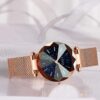 Montre femme bracelet acier inoxydable quartz pour travail - vue 5