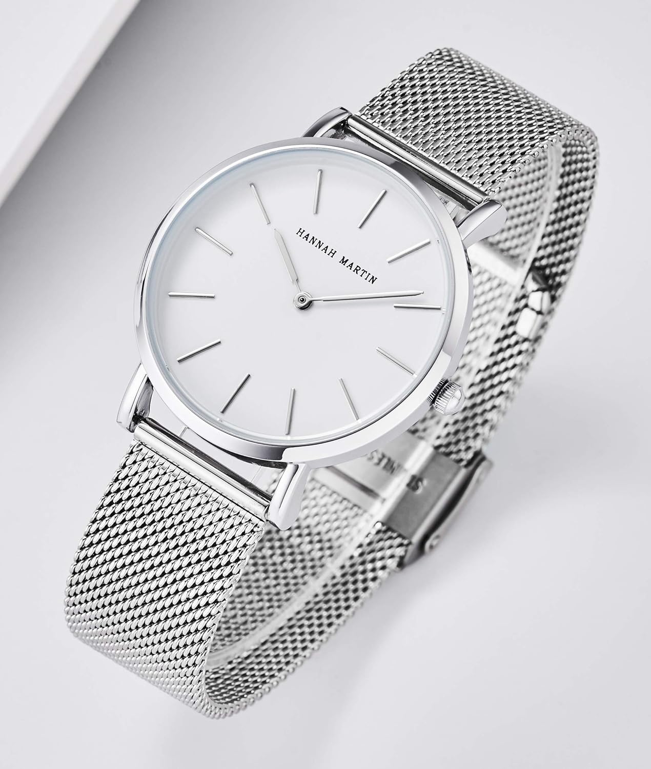 Montre femme quartz analogique étanche acier inoxydable - vue 3