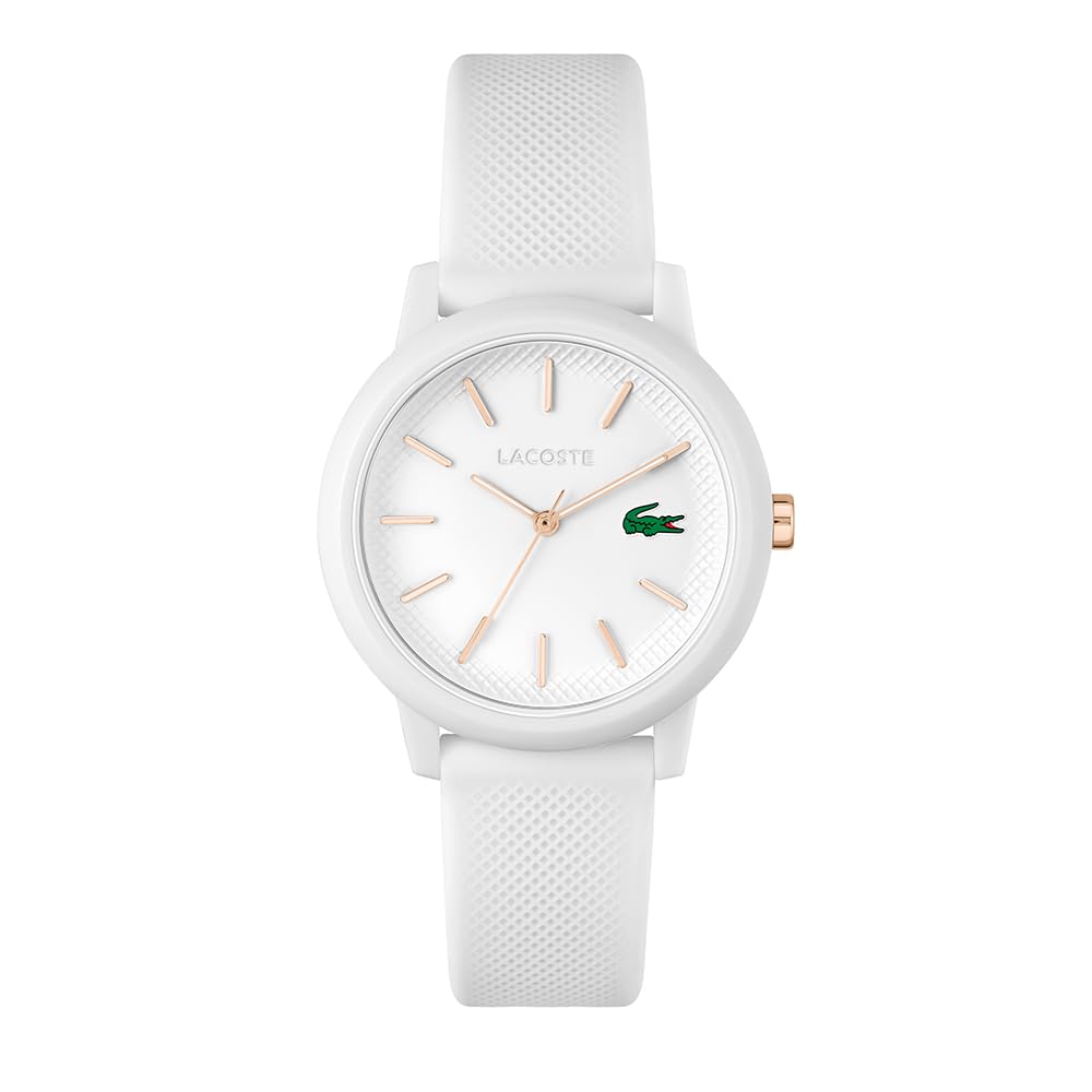 Montre Lacoste analogique quartz avec bracelet silicone piqué - vue 2