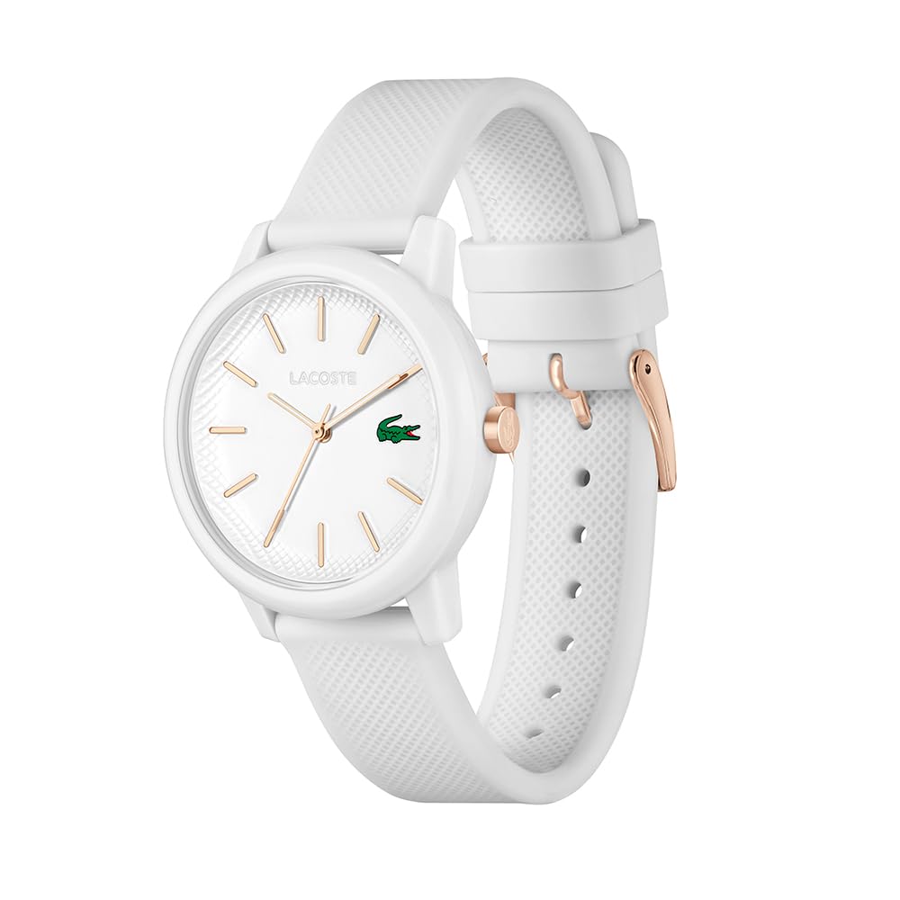 Montre Lacoste analogique quartz avec bracelet silicone piqué - vue 3