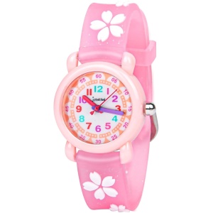 Montre enfant étanche 3D avec mouvement à quartz pour fille