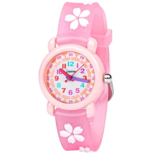 Montre enfant étanche 3D avec mouvement à quartz pour fille