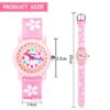 Montre enfant étanche 3D avec mouvement à quartz pour fille - vue 3
