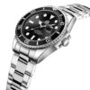 Montre homme acier inoxydable quartz étanche avec cadran lumineux - vue 3