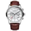 Montre homme chronographe vintage cuir avec date et étanche 3 ATM - vue 2