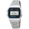 Montre bracelet en acier inoxydable argenté - vue 2