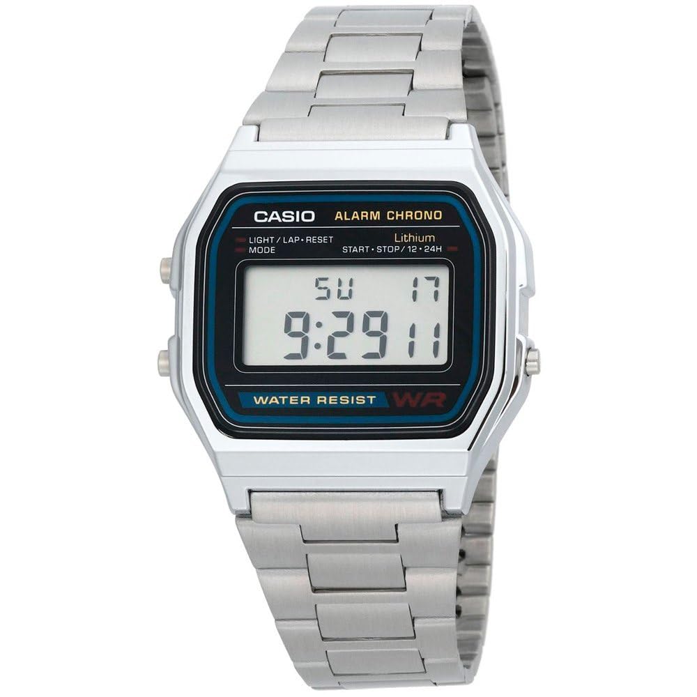 Montre bracelet en acier inoxydable argenté - vue 2