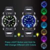 Montre enfant avec 7 veilleuses colorées, bracelet étanche et souple - vue 3