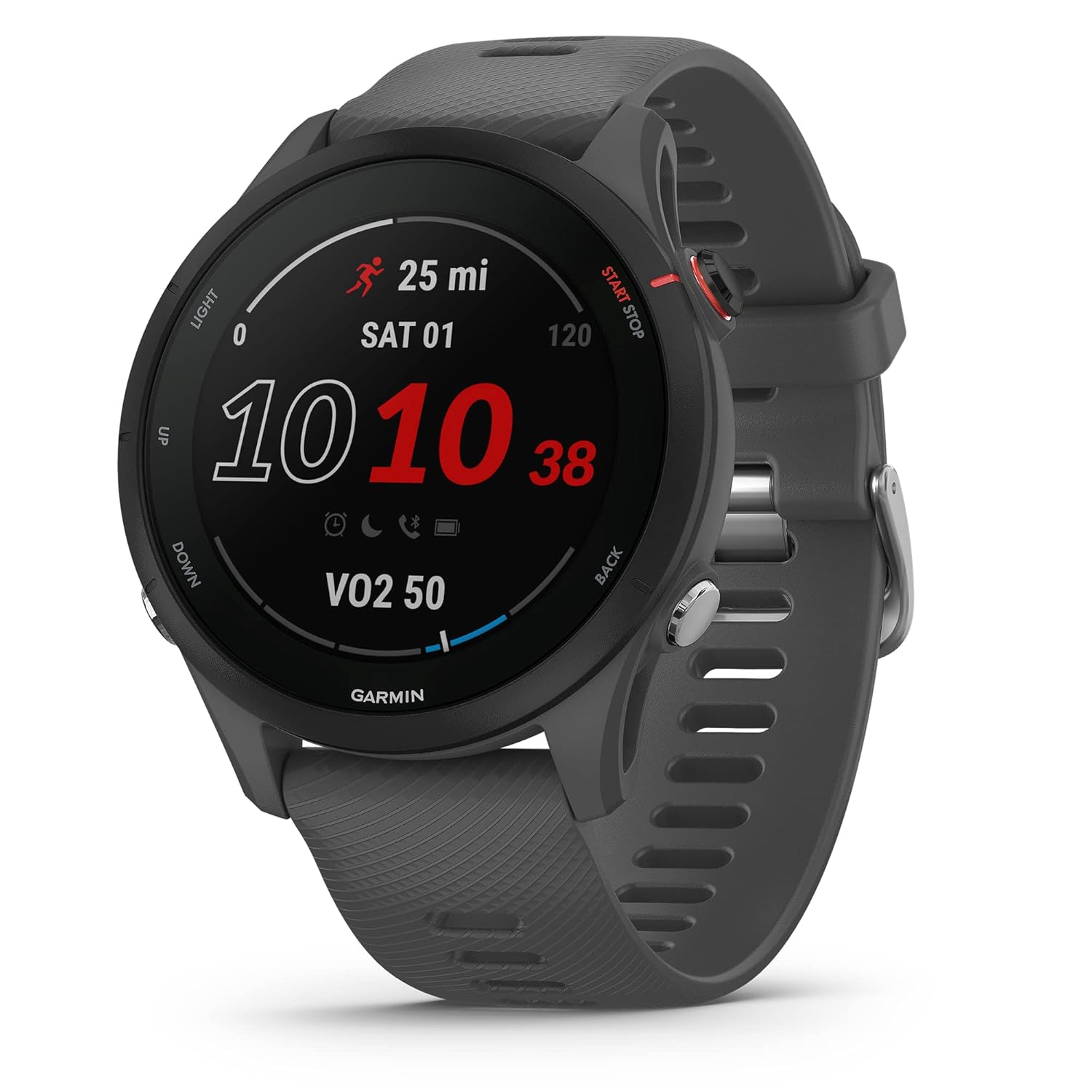 Garmin Forerunner 255, montre GPS running multisports boîtier 46 mm grise