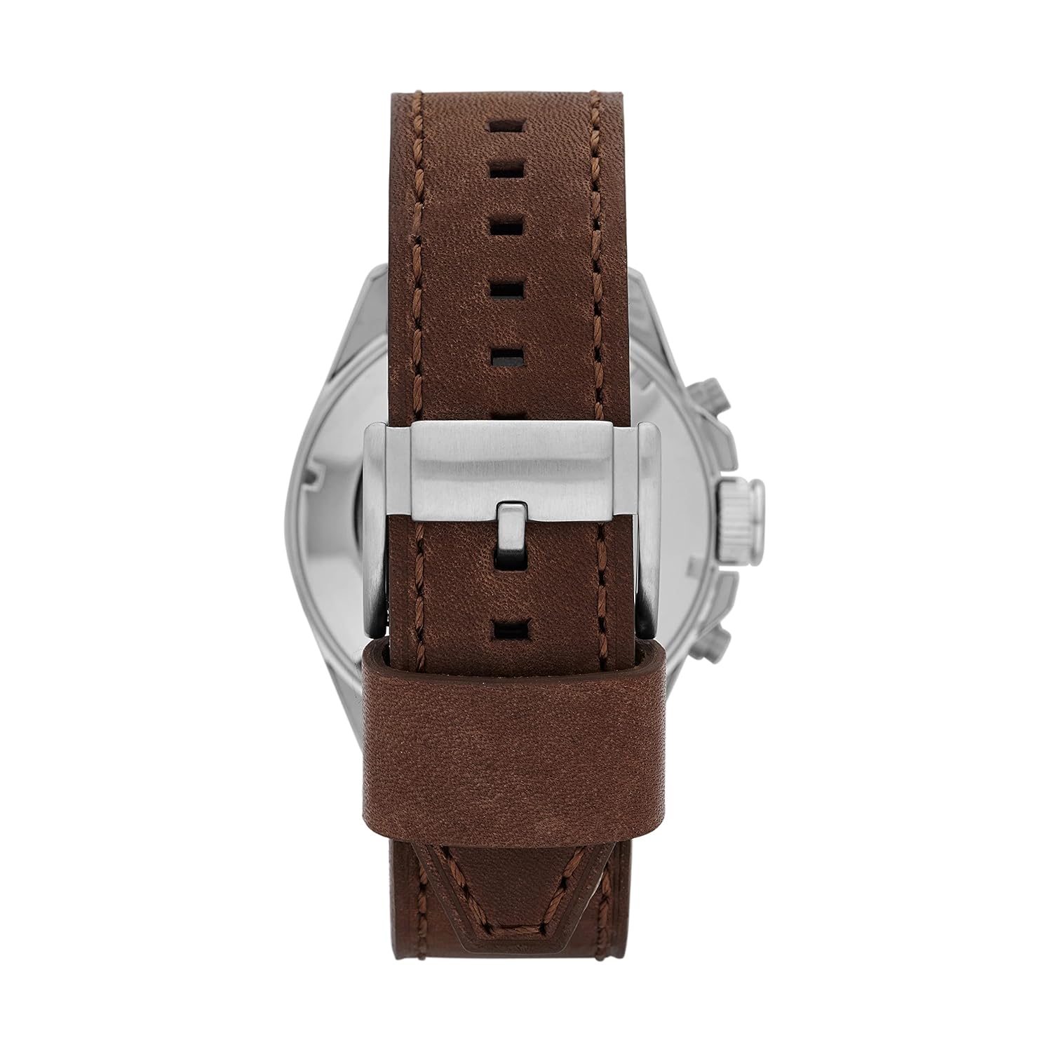 Montre homme Decker chronographe quartz acier 44 mm bracelet silicone - vue 4