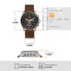 Montre homme Decker chronographe quartz acier 44 mm bracelet silicone - vue 6