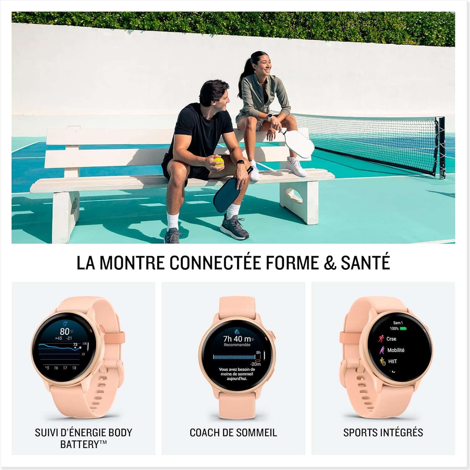Garmin Vivoactive 6 montre connectée GPS avec écran ultra-lumineux - vue 4