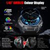 Montre connectée homme GPS 1.43" AMOLED avec appel Bluetooth étanche 5ATM - vue 4