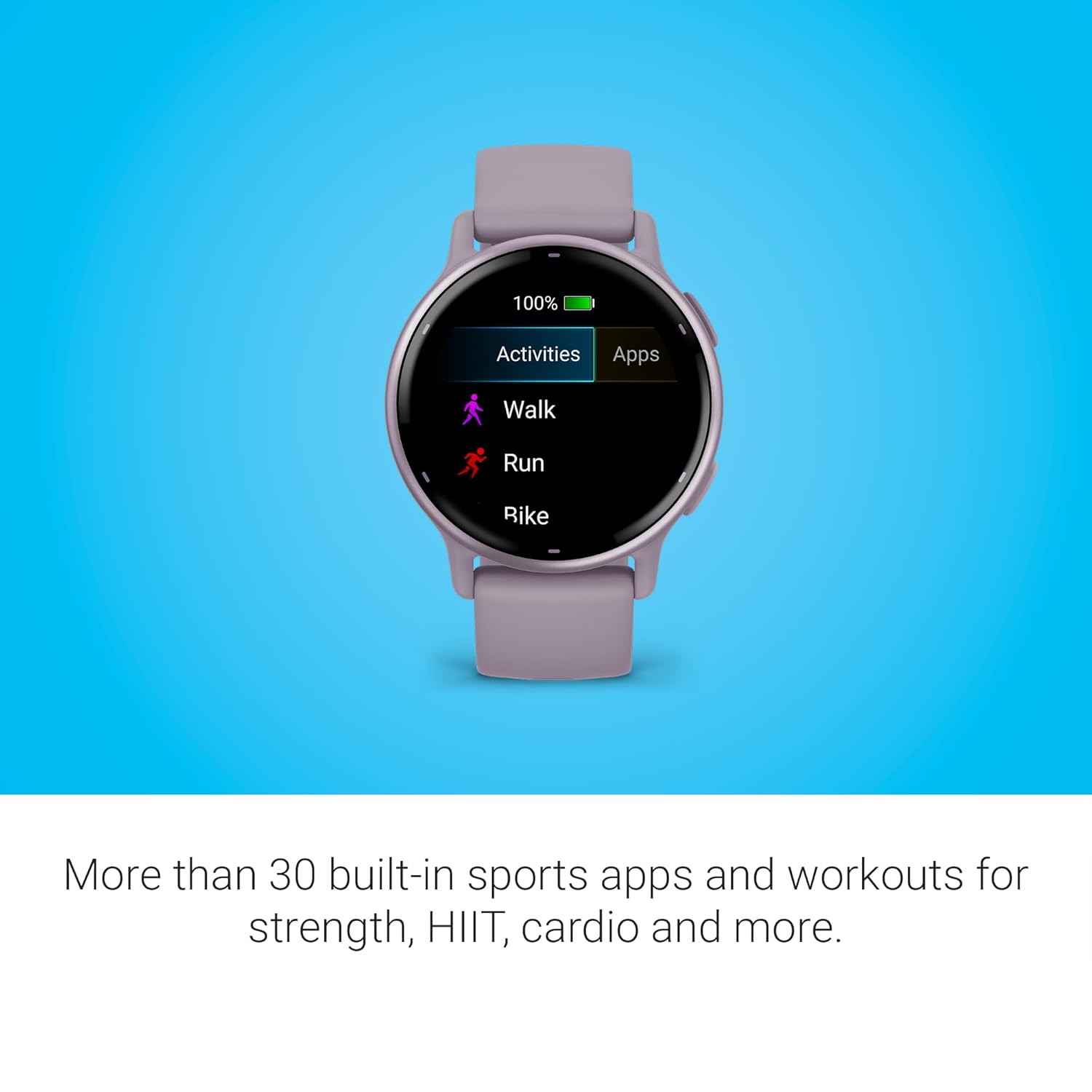 Garmin Vivoactive 5 montre connectée GPS sport santé orchidée violet 42 mm - vue 6