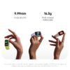 Xiaomi Smart Band 9 Active, bracelet connecté sport, écran 37mm, 60 Hz, 18 jours d'autonomie, rose - vue 5
