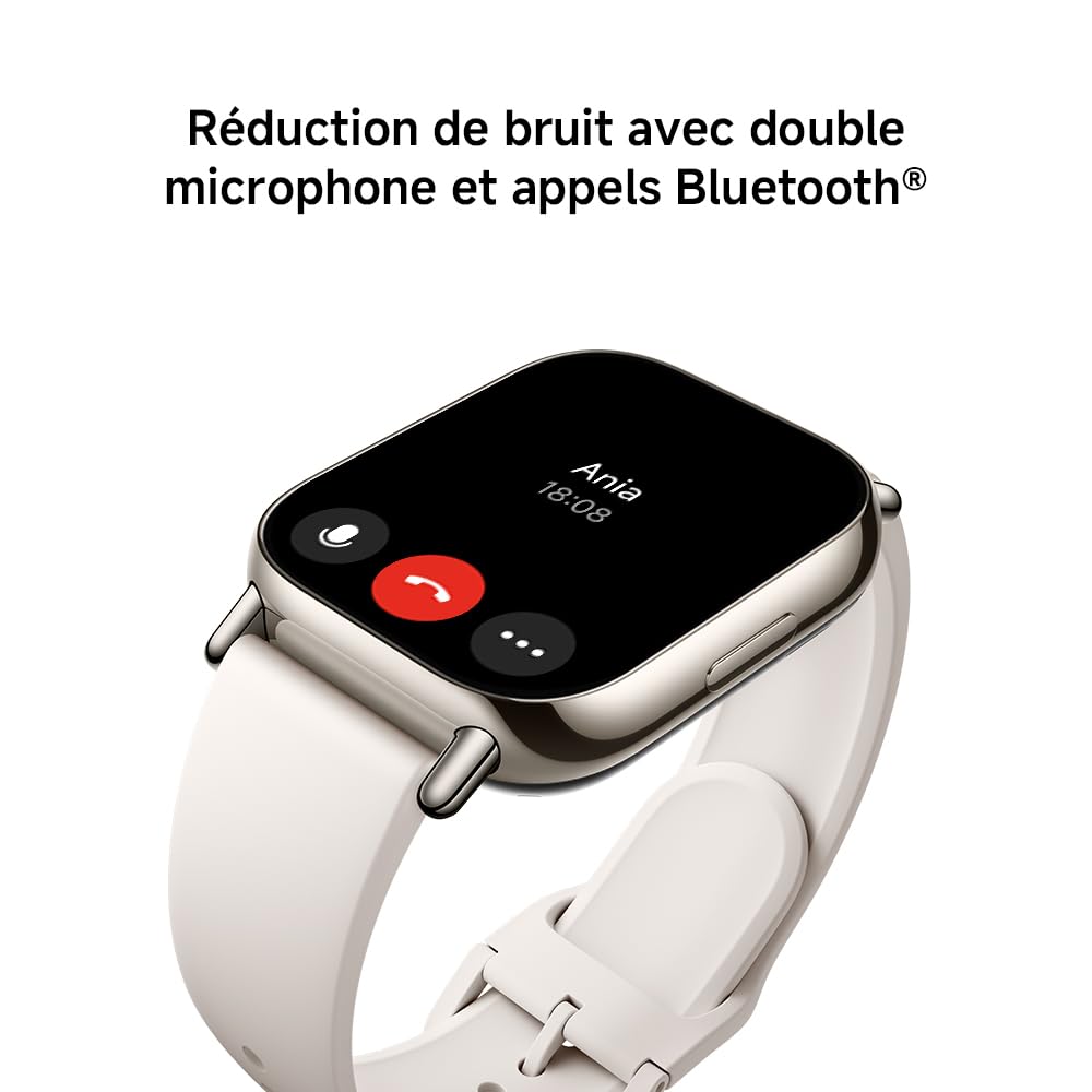 Xiaomi Redmi Watch 5 Lite, montre connectée GPS avec écran Amoled 50mm et 18 jours d'autonomie, dorée - vue 6