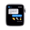 Apple Watch Series 6 GPS 44mm alu argent bracelet blanc reconditionné - vue 5
