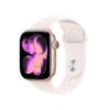Apple Watch Series 11 GPS 42mm Or Rose avec Bracelet Sport Rose Tendre - vue 2