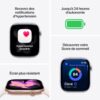 Apple Watch Series 11 GPS 42mm Or Rose avec Bracelet Sport Rose Tendre - vue 3